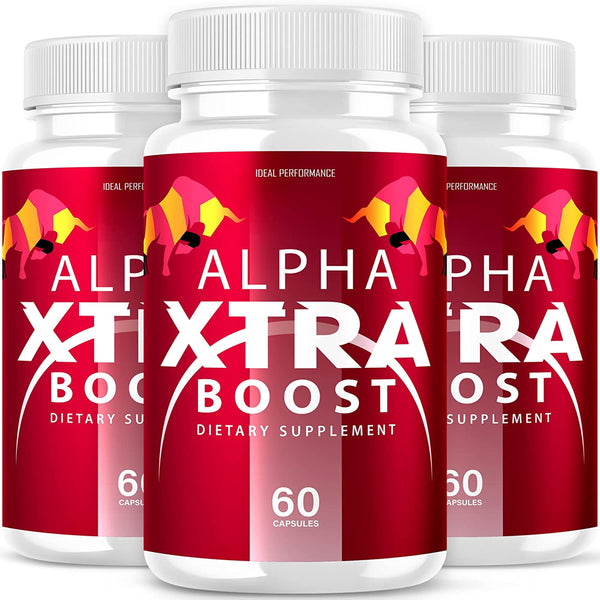 (3 Pack) Alpha Xtra Boost Alpha Extra Boost Pills (180 Capsules)