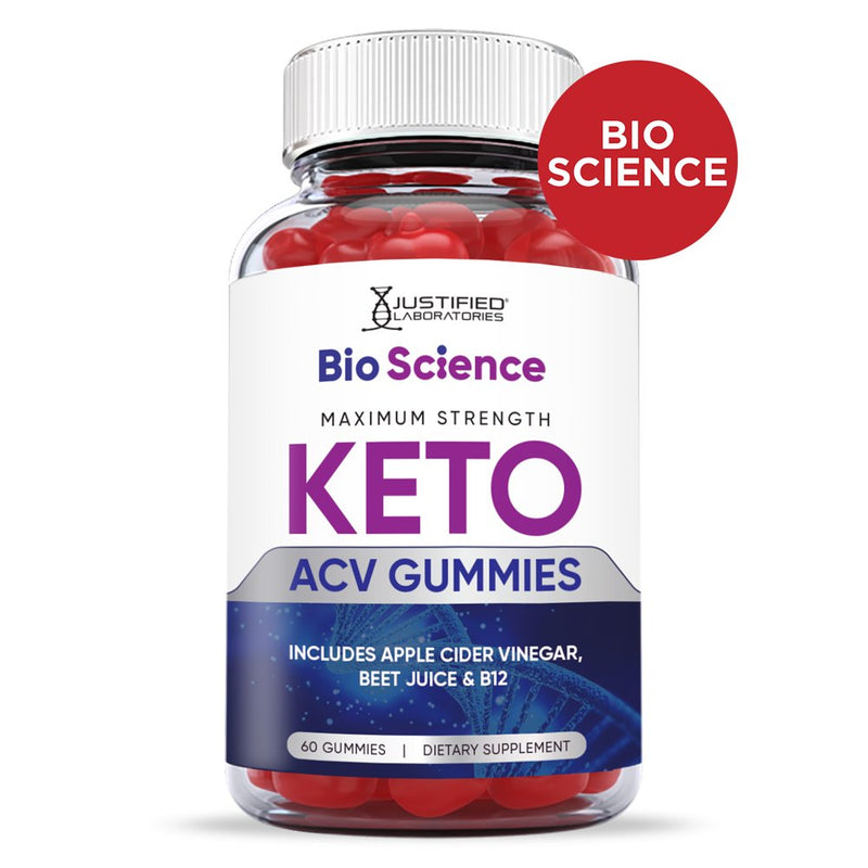 (10 Pack) Bio Science Keto ACV Gummies 1000MG Dietary Supplement 600 Gummys