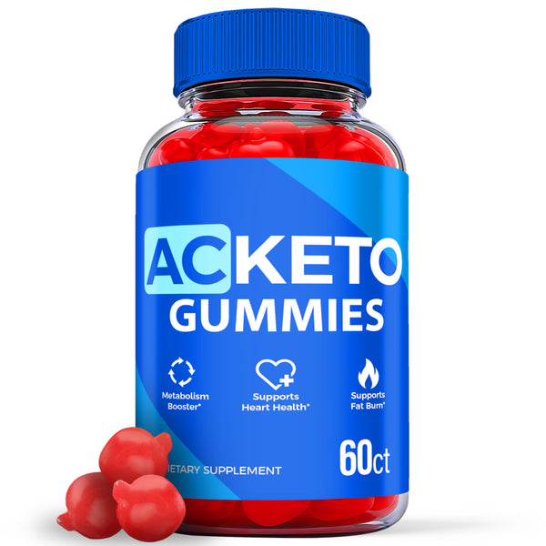 (1 Pack) AC Keto ACV Gummies - Supplement for Weight Loss - Energy & Focus Boosting Dietary Supplements for Weight Management & Metabolism - Fat Burn - 60 Gummies