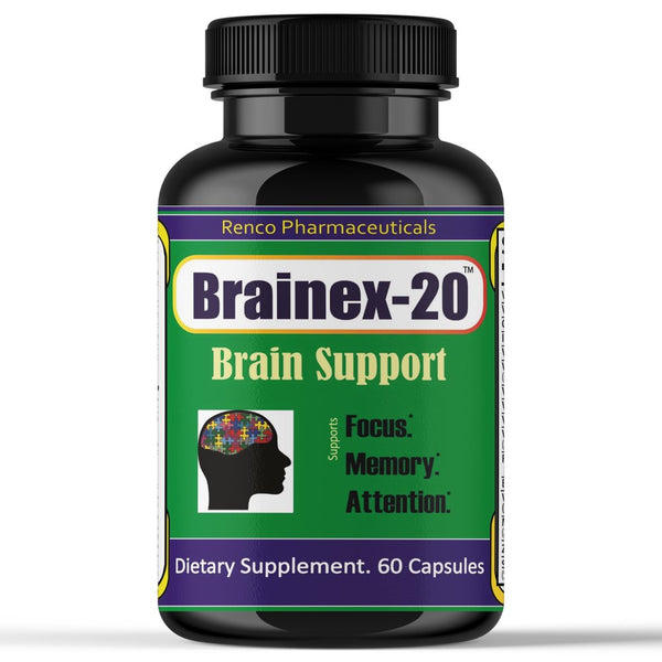 Brain Booster Vitamins for Men & Women, Support Memory and Focus - Improve Brain Focus, Clarity & Memory Supplements for Seniors & Adults, Energy & Mood Booster 60 Count