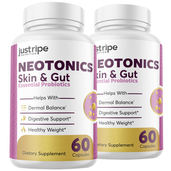 2 Pack Neotonics - Neotonics Skin & Gut Probiotics Supplement Pills