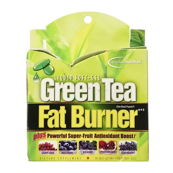 Applied Nutrition Green Tea Fat Burner Weight Loss Pills, 30 Ea, 2 Pack
