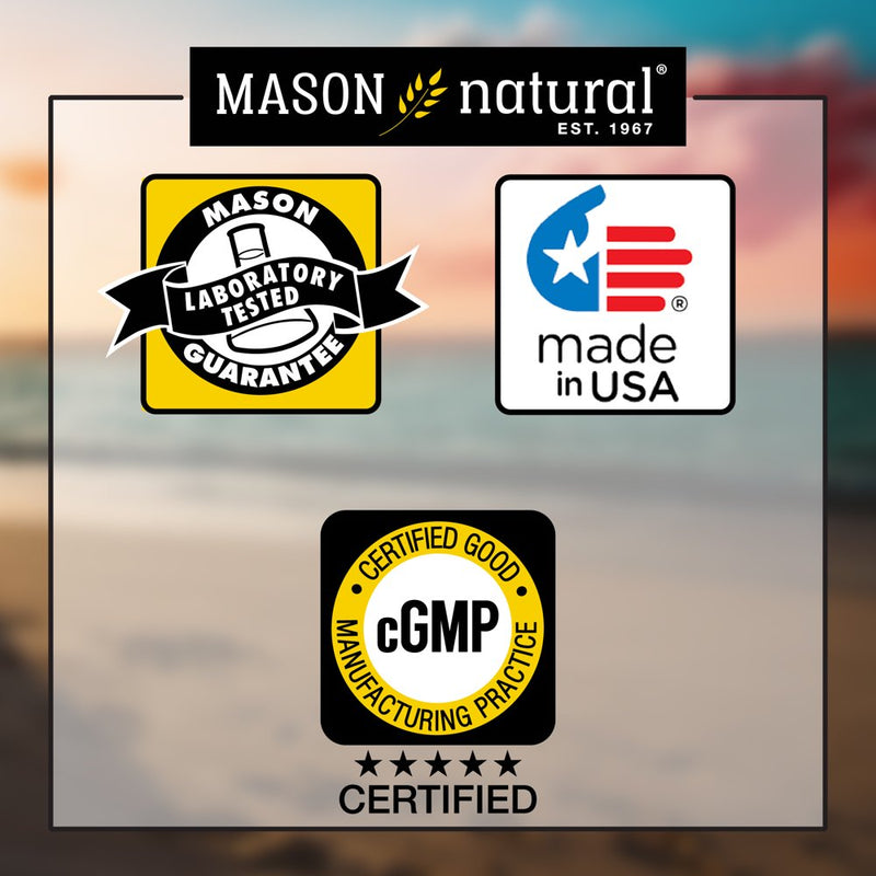 Mason Natural Cinnamon 1000 Mg - Healthy Blood Sugar Metabolism, Supports Heart and Circulatory Health, 100 Capsules