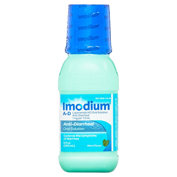 Imodium A-D Liquid Anti-Diarrheal Medicine, Mint Flavor, 8 Fl. Oz