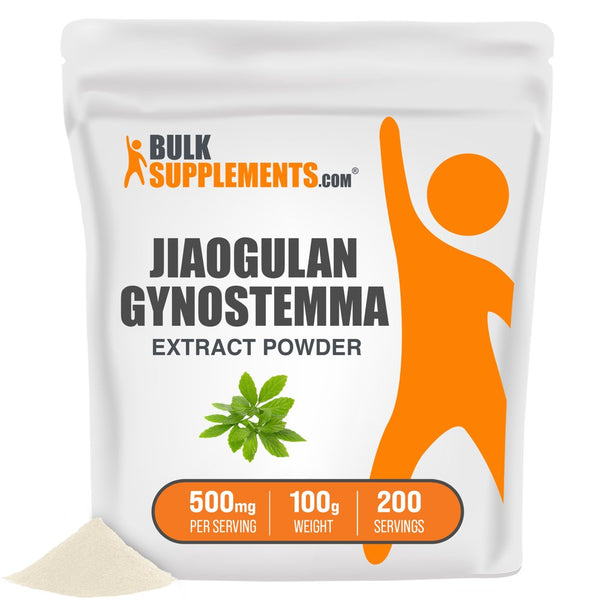 Bulksupplements.Com Gynostemma Extract Powder, 500Mg - Brain, Heart, & Liver Support (100G - 200 Servings)