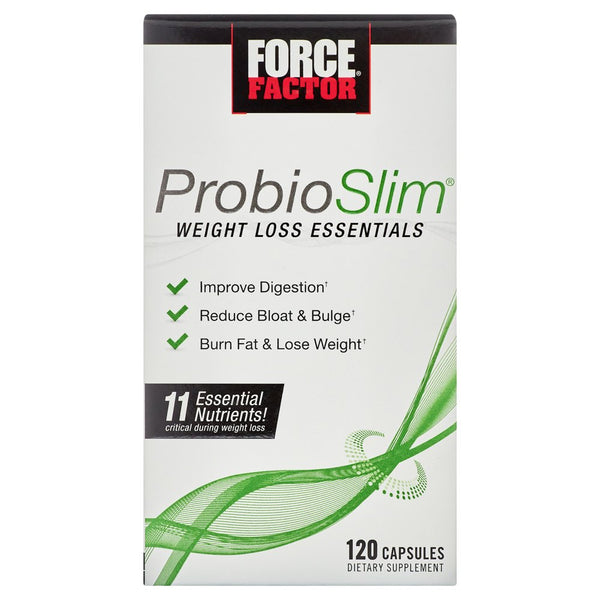 Force Factor Probioslim Weight Loss Essentials Probiotic, 120 Capsules