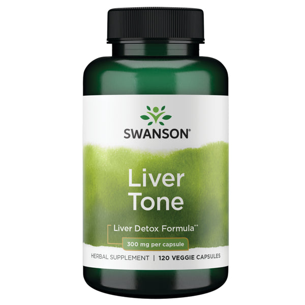 Swanson Liver Tone Liver Detox Formula 300 Mg 120 Veggie Capsules