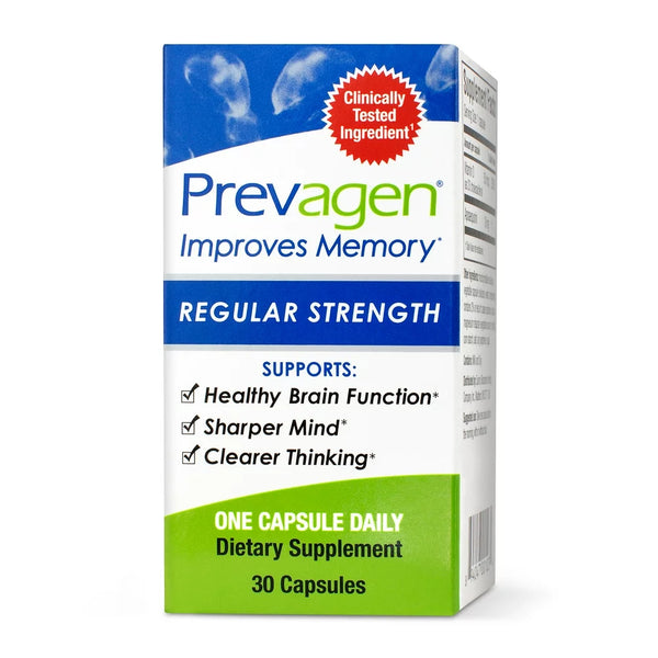 Prevagen Improves Memory - RS 10Mg, 30 Capsules with Apoaequorin & Vitamin D Brain Supplement for Better Brain Health, Supports Healthy Brain Function