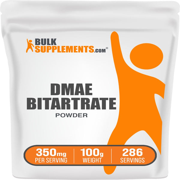 Bulksupplements.Com Dmae-Bitartrate Powder - Brain Support Supplements - Mental Focus Supplement (100 Grams - 3.5 Oz)