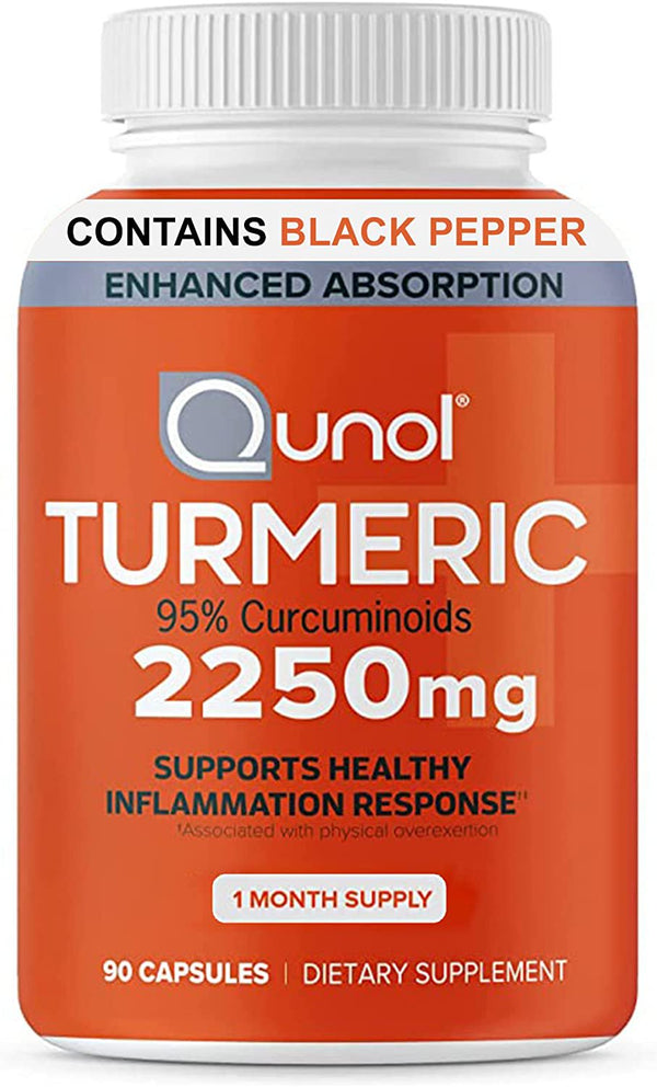 Qunol Turmeric, 2,250 Mg, 90 Capsules (750 Mg per Capsule)