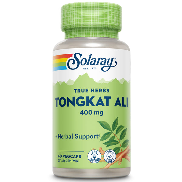Solaray Tongkat Ali Root 400Mg | Traditional Support for Healthy Male Libido, Energy & Performance | 60 Vegcaps