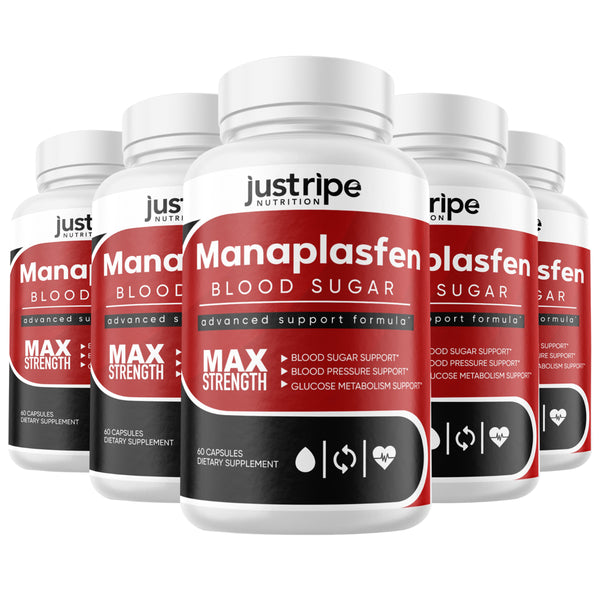 5 Pack Manaplasfen- Blood Sugar Capsules for Advanced Support