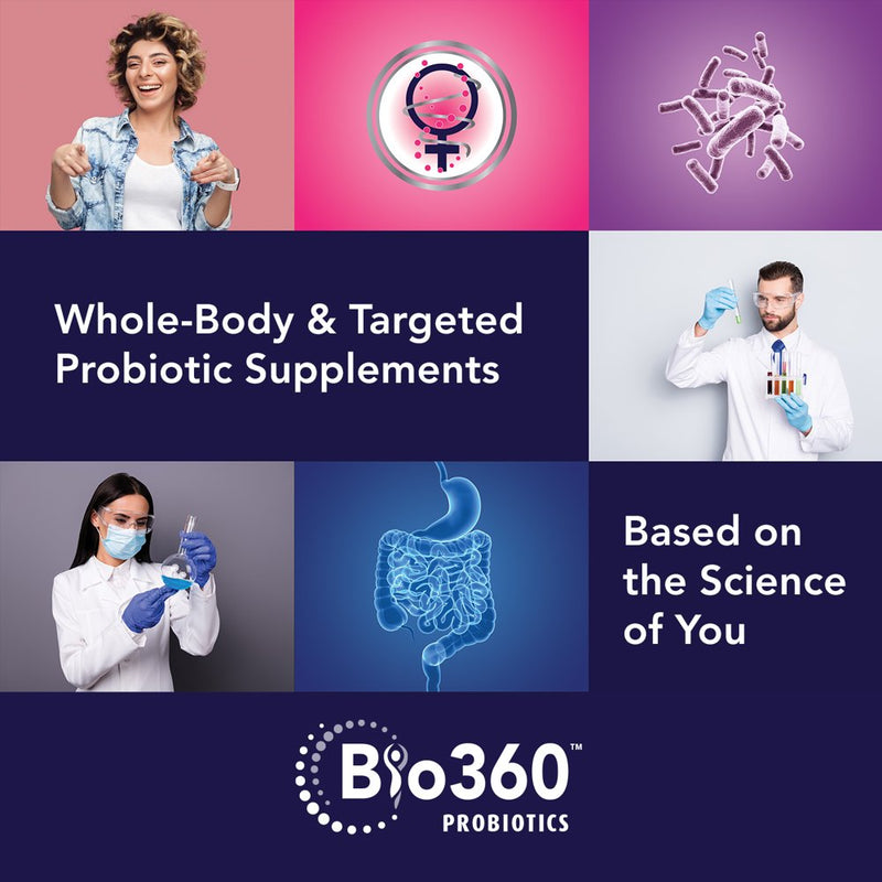 Bio360 Probiotics Women'S Formula, Daily Vegan Probiotic for Vaginal & Digestive Health, 30 Ct
