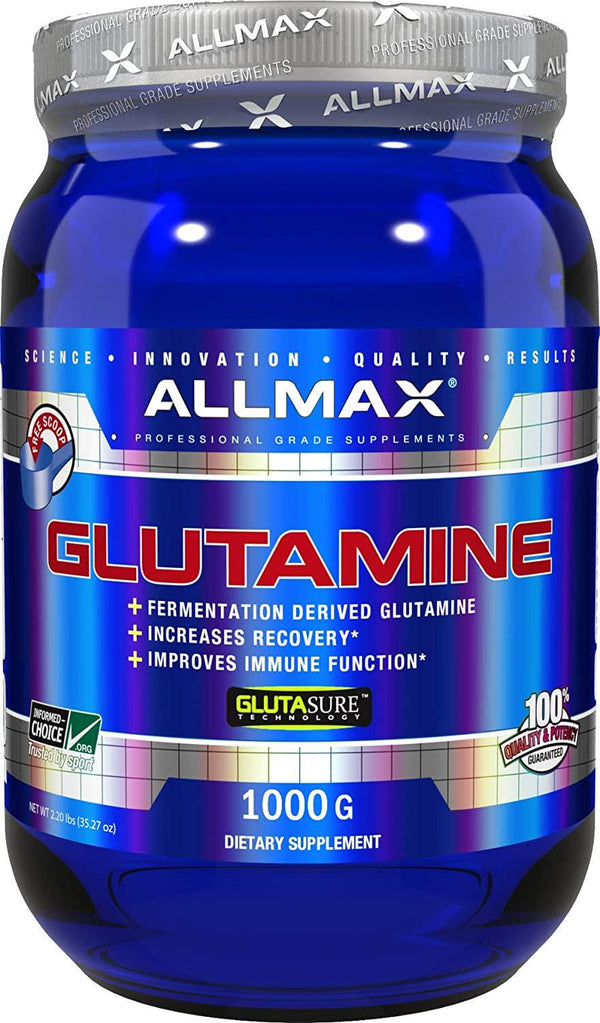 ALLMAX Nutrition 100% Pure Micronized Glutamine Powder, 1000g