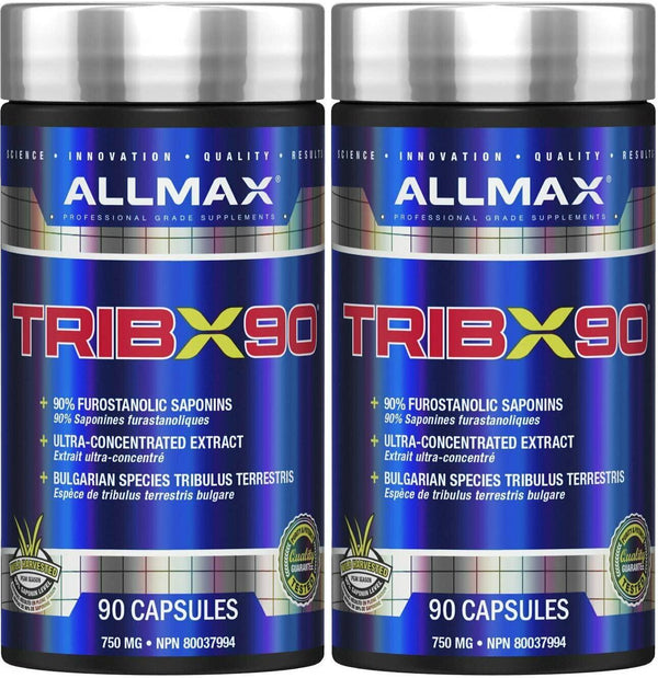 ALLMAX Nutrition Trib X 90 Pure Tribulus Terrestris 750 mg - 90 Capsules (2 Pack)