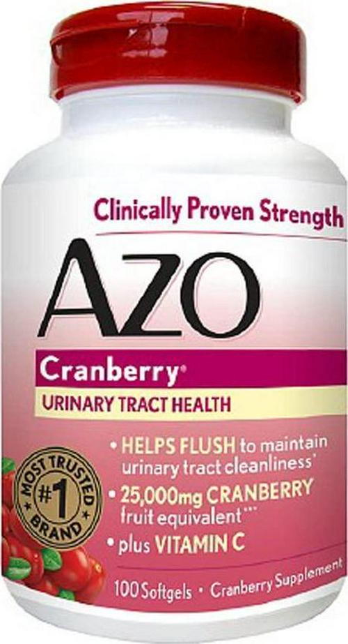 AZO Cranberry, Maximum Strength, Softgels 100 ea (Pack of 2)