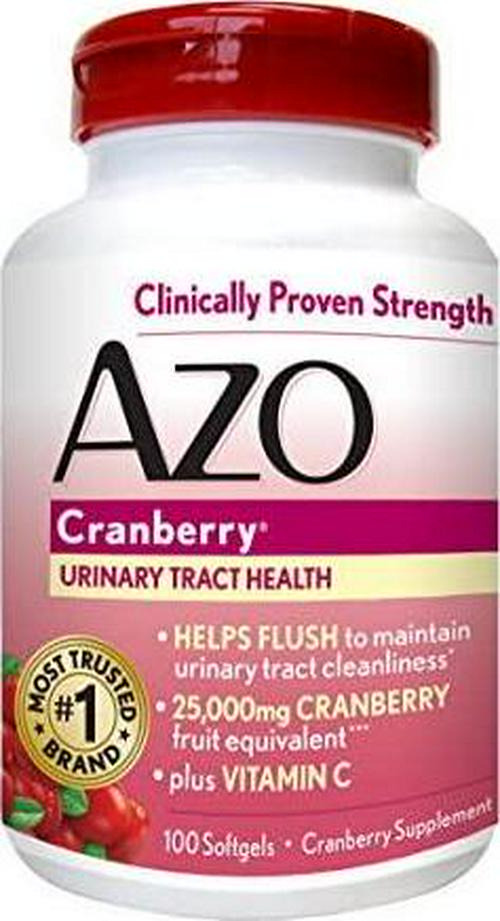 AZO Cranberry Urinary Tract Health, 25,000mg equivalent of cranberry fruit, S... - Buy Packs and SAVE (Pack of 2)