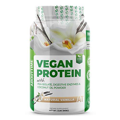 About Time Vegan Protein Supplement, Vanilla, 2 Pound