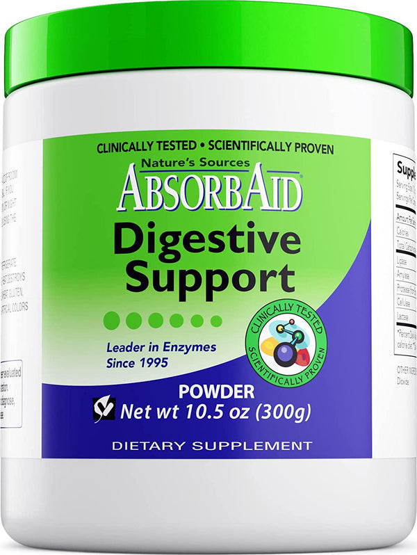 AbsorbAid Digestive Enzymes 300 Grams, Proven to Increase Vital Nutrient Absorption by up to 71%