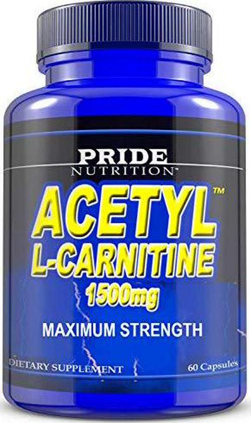 Acetyl L Carnitine 1500mg Supplement for Energy, Body Recomposition, Mental Sharpness, Memory and Focus- Antioxidant Brain Protection- Zero Fillers- Extra Strength Premium Grade L-Carnitine 60 Capsules