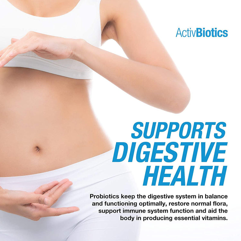 ActivBiotics - Premium Probiotic - 40 Billion CFU with MakTrek Bi-Pass Technology to Ensure Survival 20x More Effective Healthy Digestion
