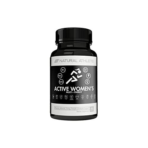 Active Women's Daily Multivitamin and Energy Supplement | Plus Womens Hormone Support, Natural Energy Boosters and Immune Blend (60 Pills)