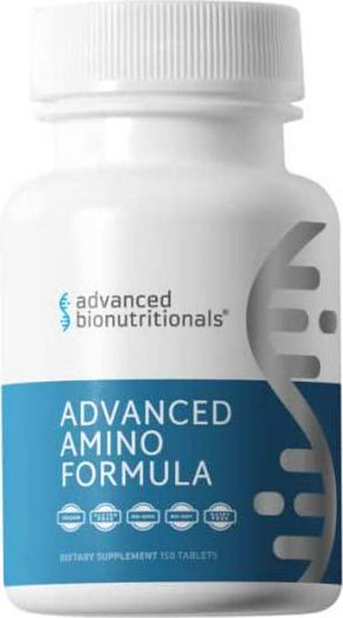 Advanced Bionutritionals PerfectAmino Formula, Build New and Stronger Muscles, Increase Energy and Stamina, Vegan Amino Supplements, Manufactured in the USA, 150 Tablets