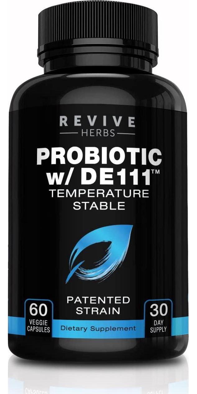 Advanced Probiotic with Patented DE111 Strain (Bacillus subtilis). Spore Forming Probiotic. No Refrigeration Needed. 11.5 Billion Organisms. Probiotics for Women and Men. 60 Vegetable Capsules.