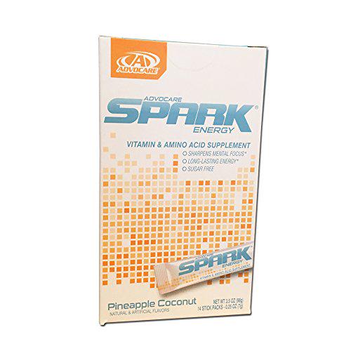 AdvoCare Spark Energy Drink Pineapple Coconut 14 servings
