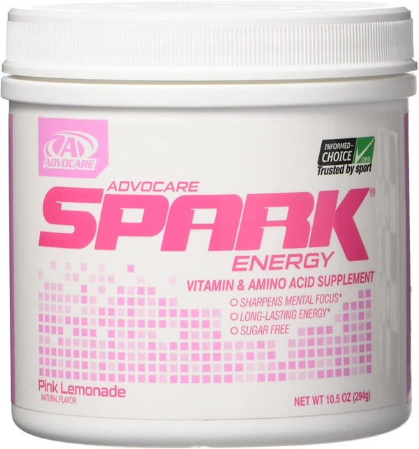 AdvoCare SparkÂ Energy Drink Canister (Pink Lemonade) 10.5oz