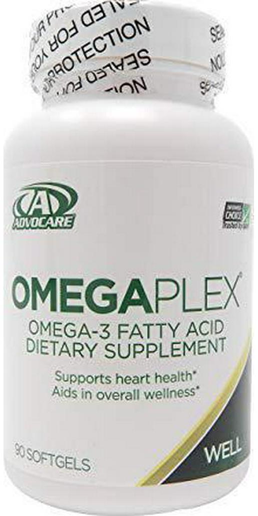 Advocare OmegaPlex Omega-3 Fatty Acid Dietary Supplement - 90 Softgels