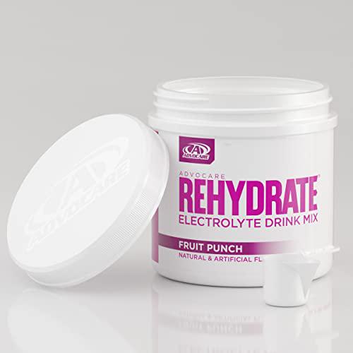 Advocare Rehydrate Electrolyte Replacement Drink Mix Fruit Punch 12.7 oz