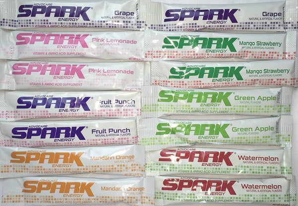Advocare Spark 1 Box *Variety Pack * 14 stix Pouches ( 7 Flavors )