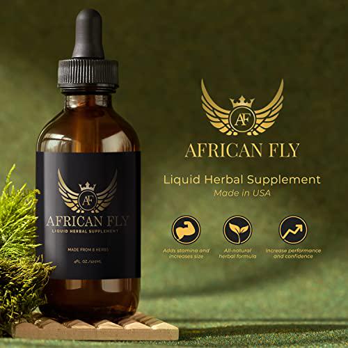 African Fly - All Natural Vegan Supplement for Men (& Women) 40, 50, 60 Plus Years Old (Also Pre Or Post Workout)