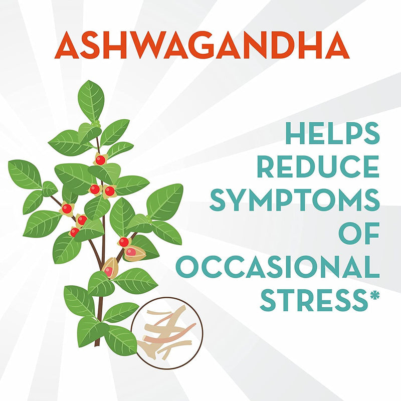 Align Digestive DE-Stress Probiotic + Herbal Ashwagandha Health Supplement, 50 Gummies, Berry Flavor