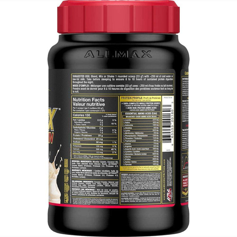 AllMax Nutrition - CaseinFX Ultra-Slow Release Protein Vanilla - 2 lbs.