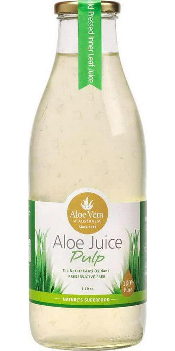 Aloe Vera of Australia Pure Aloe Vera Pulp Juice, 1L
