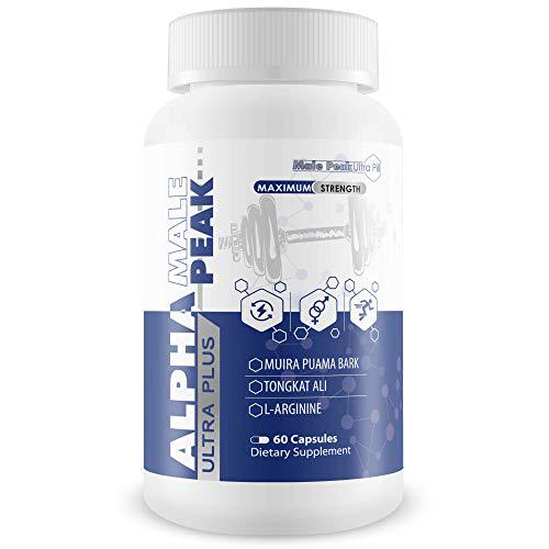 Alpha Male Peak Ultra Plus - Maximum Strength Male Support - Male Balance and Growth Formula - Help Increase Size and Performance with This Male Muscle Testo Support Blend