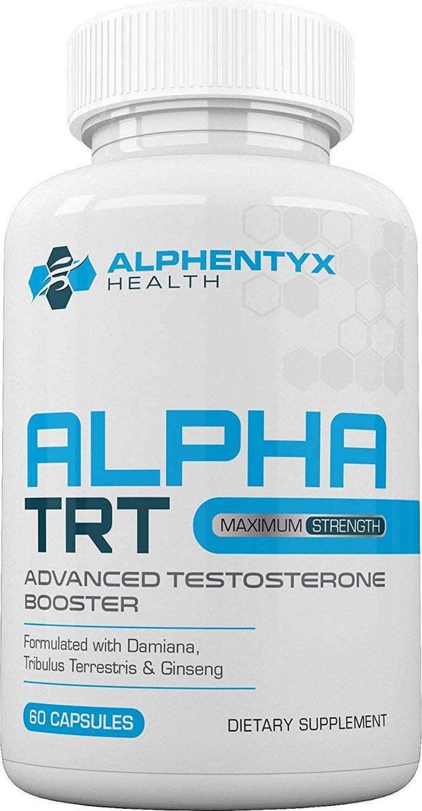 Alphentyx Health Alpha TRT - Maximum Strength - Advanced Testosterone Booster - Increase Energy and Lean Muscle Mass
