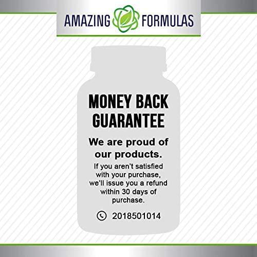Amazing Formulas Grass FED Whey Protein 5 Lbs (Non-GMO, Gluten Free) -Made with Natural Sweetener and Flavor - rBGH and RBST Free -Supports Energy Production and Muscle Growth (Unflavored, 5 Lb)