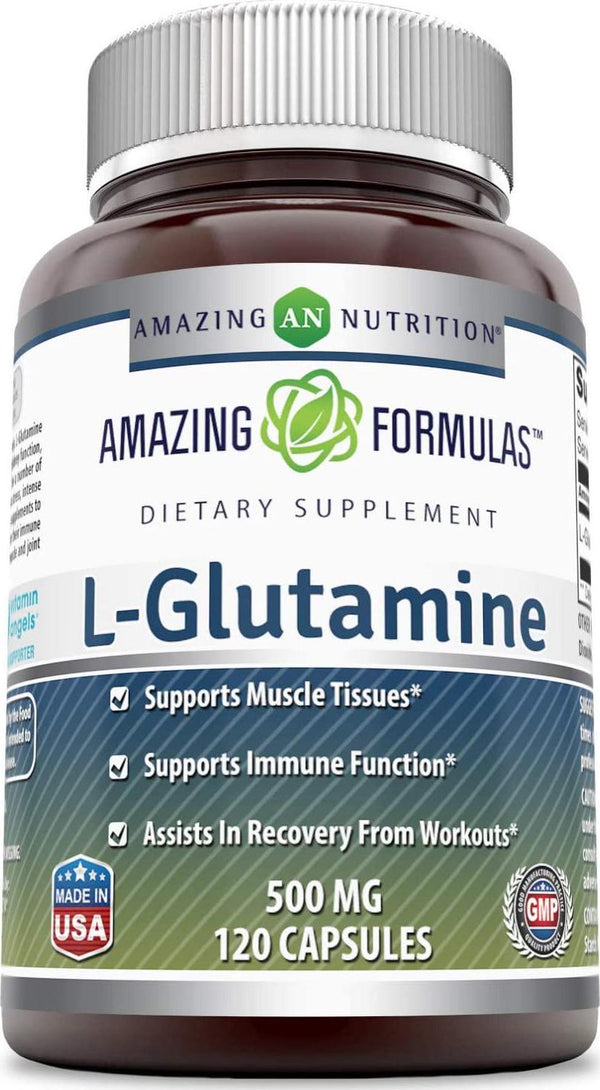 Amazing Formulas L-Glutamine 500 Mg 120 Capsules
