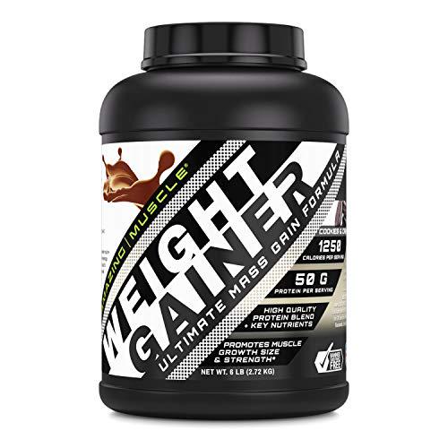 Amazing Muscle - Whey Protein Gainer - 6 Lb - Supports Lean Muscle Growth and Workout Recovery (Cookies and Cream)