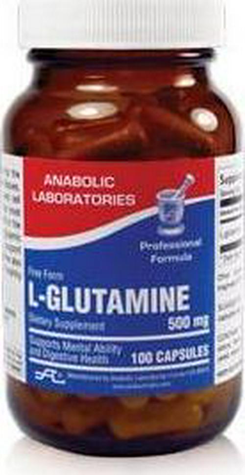 Anabolic Laboratories, L-glutamine 500mg, 100 Capsules