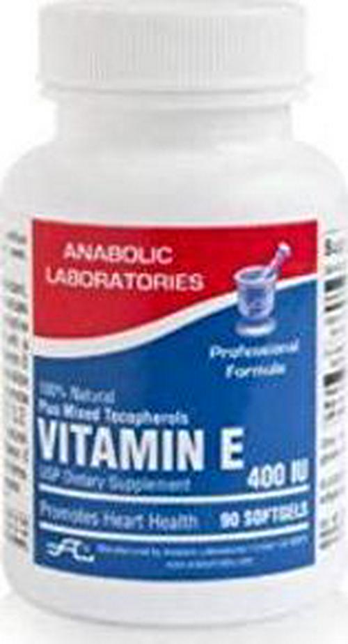 Anabolic Laboratories, Vitamin E 400iu, with Mixed Tocopherols, 90 Softgels