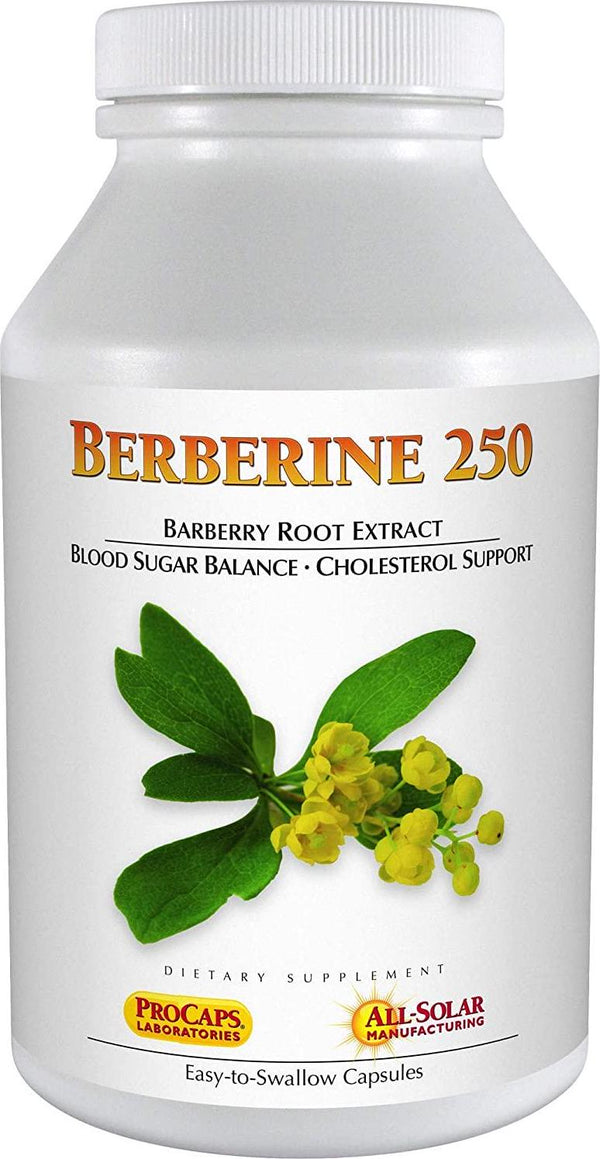Andrew Lessman Berberine 250-360 Capsules – Barberry Root Extract. Naturally Supports Healthy Blood Sugars, Glucose and Cholesterol Metabolism, Small Easy to Swallow Capsules