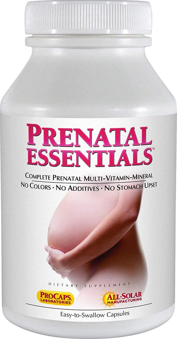 Andrew Lessman Prenatal Essentials 180 Capsules - Complete Prenatal Multivitamin, No Dyes, No Additives, Gentle to Sensitive Stomachs. All Key Nutrients Required Before, During and After Pregnancy