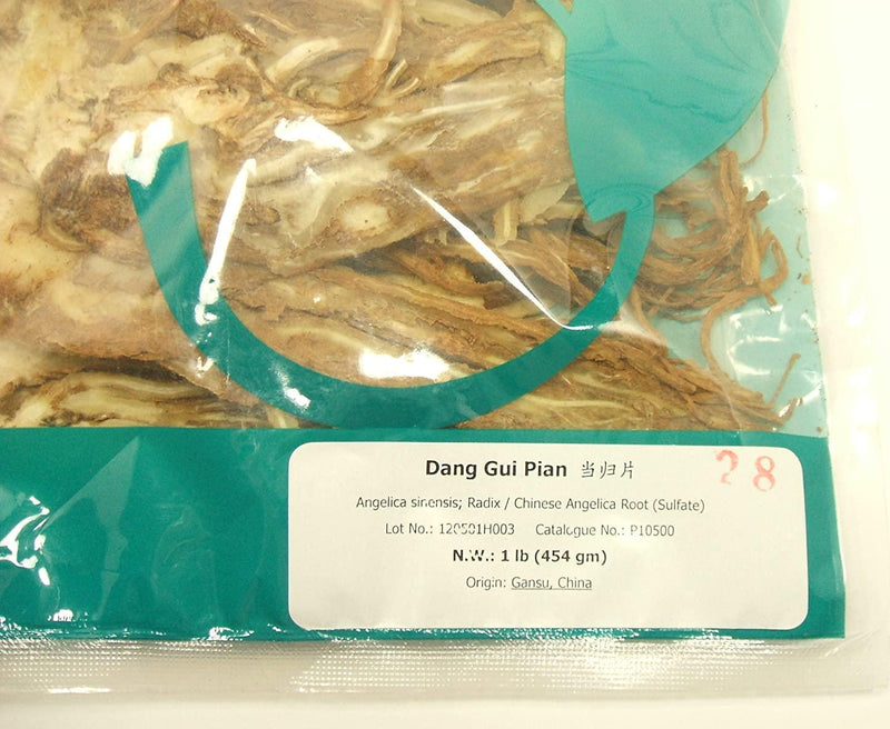Angelica Sinensis Root - Dang GUI Pian - Sliced 1lb - Lab-Tested Nuherbs