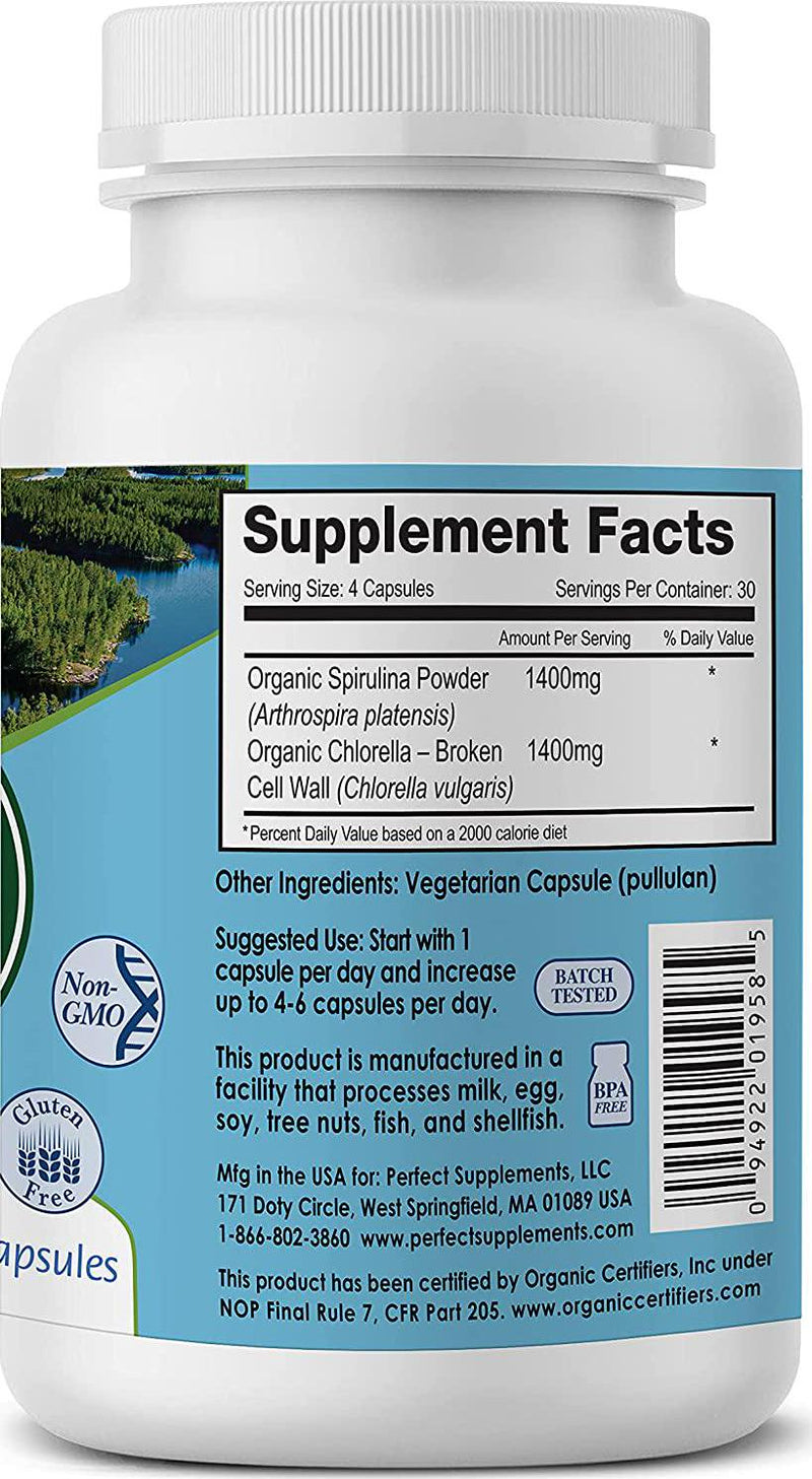 Aquatic Greens Veggie Caps 120 capsules Perfect Supplements