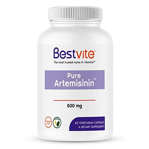 Artemisinin 500mg (60 Vegetarian Capsules) - No Stearates - No Flow Agents - No Fillers - Vegan - Gluten Free - Non GMO