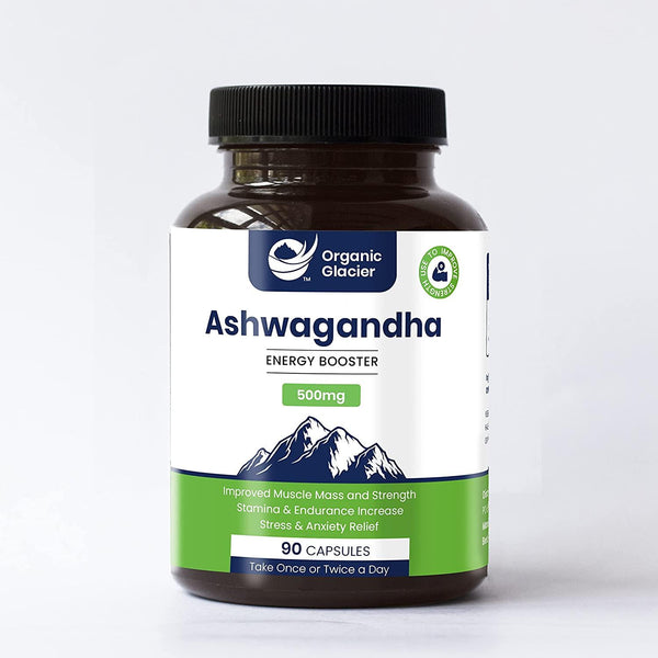Ashwagandha: Rejuvenating Tonic - Organic Glacier (90 Capsules)